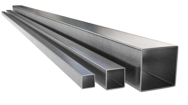 Metalons quadrados de aço